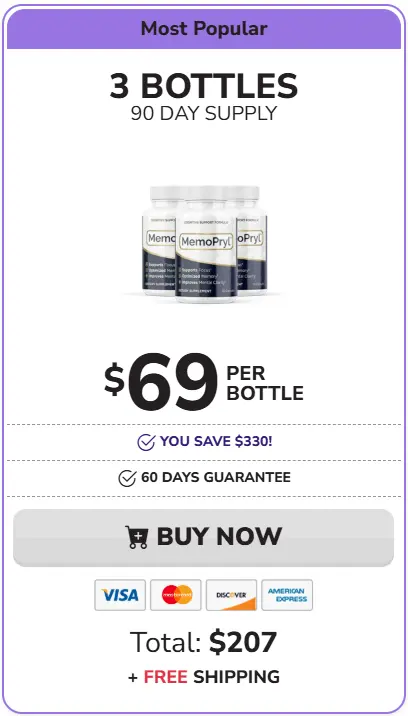 Order MemoPryl 3 Bottle